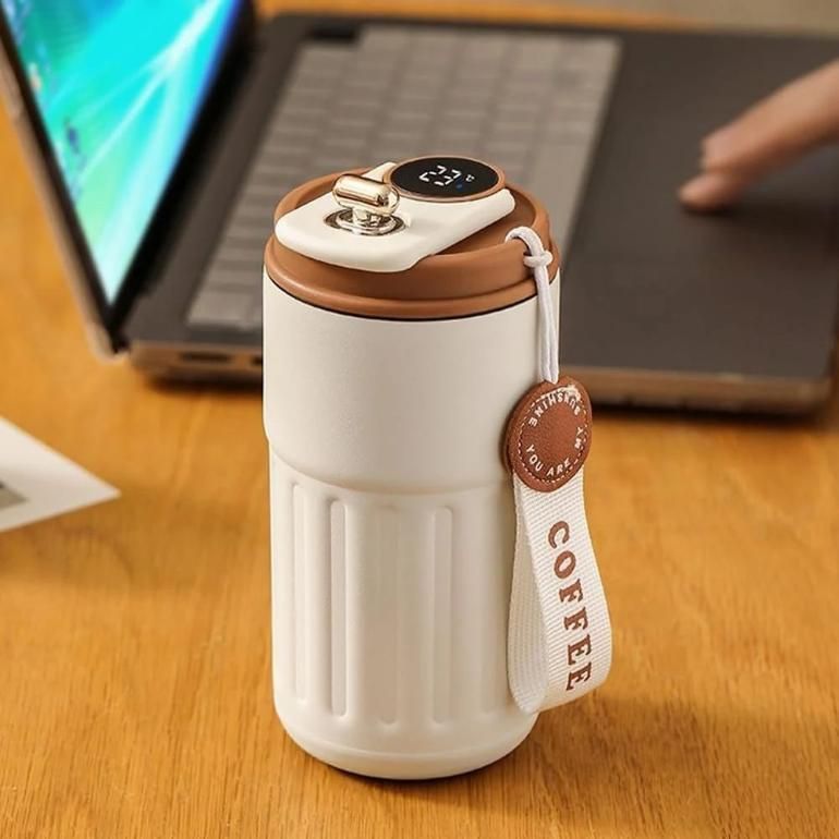 ThermaLux™ Smart Coffee Mug with Digital Temp Display