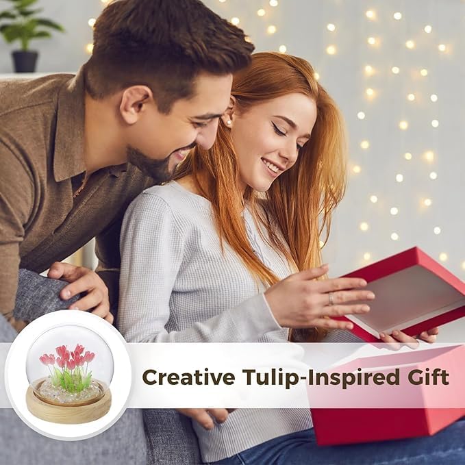 BloomGlow™ Tulip LED Night Light Dome