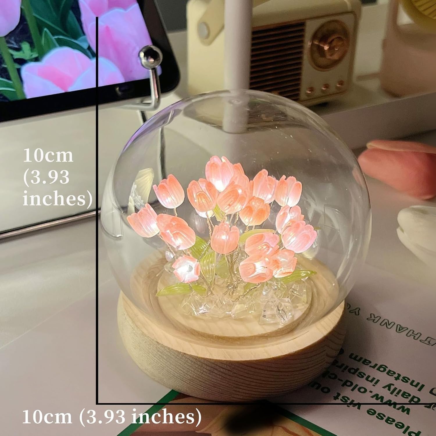 BloomGlow™ Tulip LED Night Light Dome