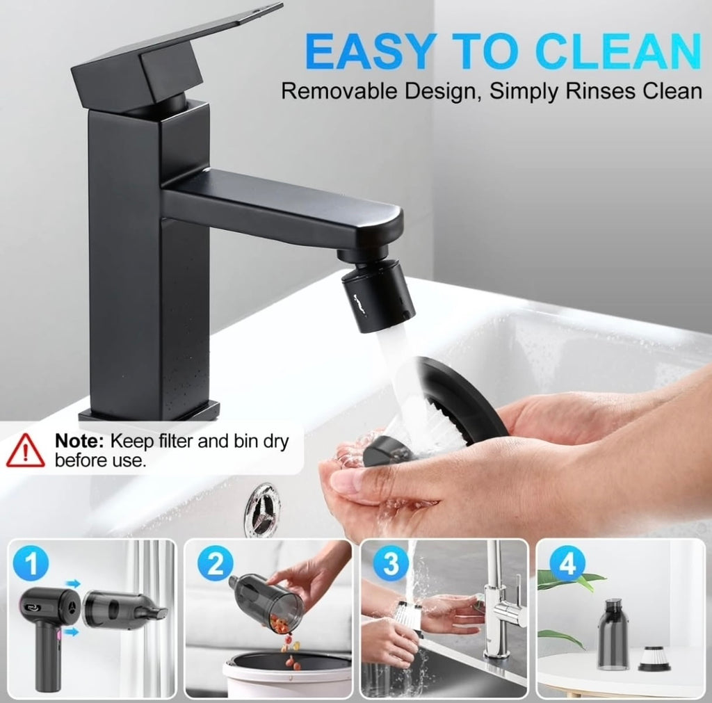 AeroVac™ Portable Air Duster & Wireless Vacuum Cleaner