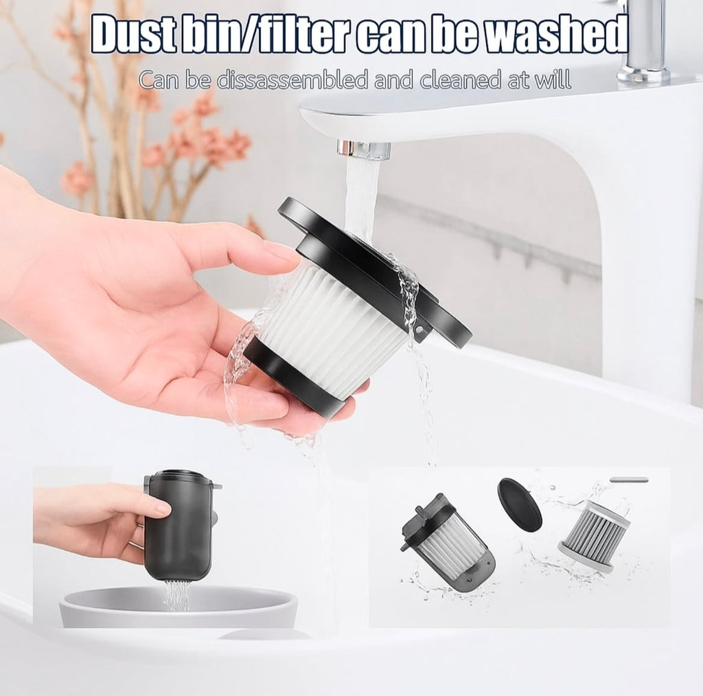 AeroVac™ Portable Air Duster & Wireless Vacuum Cleaner